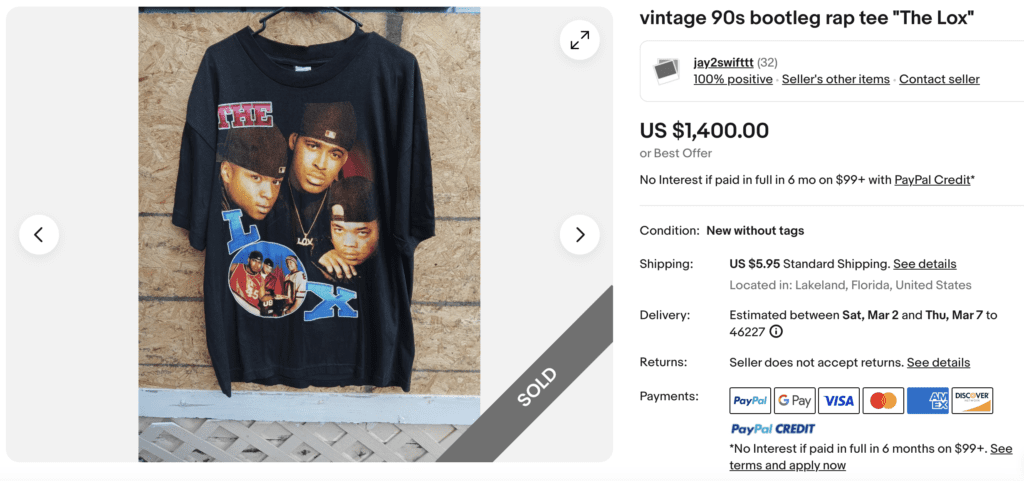 Vintage Rap T-Shirts