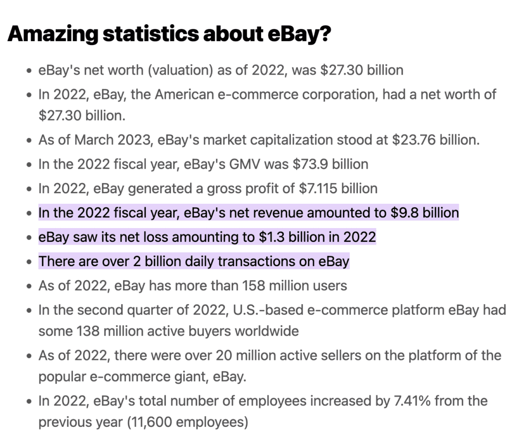 eBay's per-order fee increase